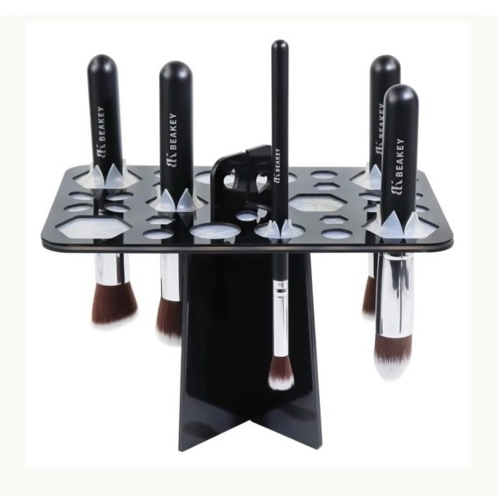Set of Acrylic Makeup Brush Drying Racks and Organizer